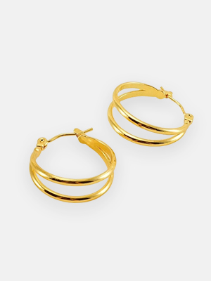 Hoop Double  Earing