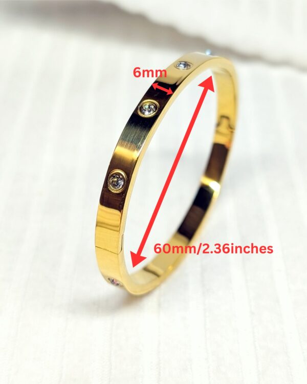 Diamond Bangle Large - BAG112