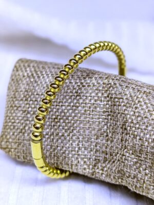 Gold Ball Bangle - BAG115