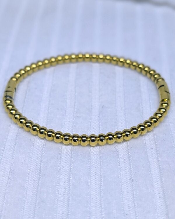 Gold Ball Bangle - BAG115