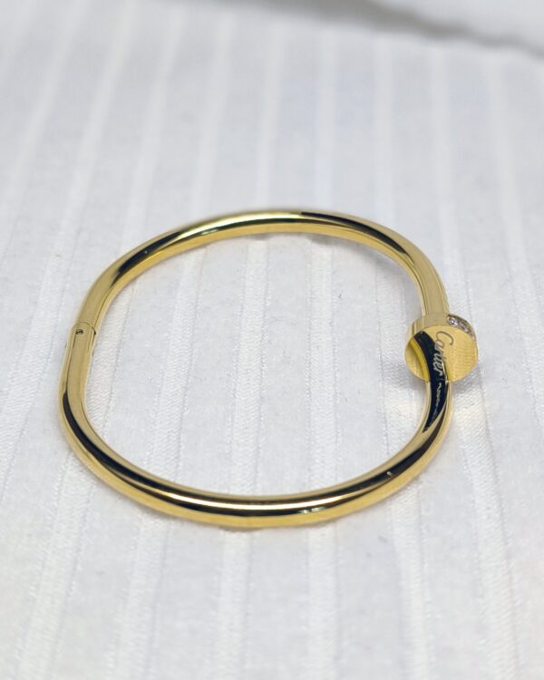 Diamond Nail Bangle - BAG124