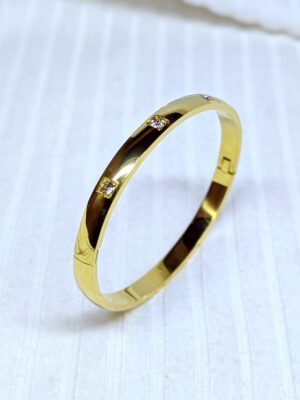Four Diamond Bangle - BAG127