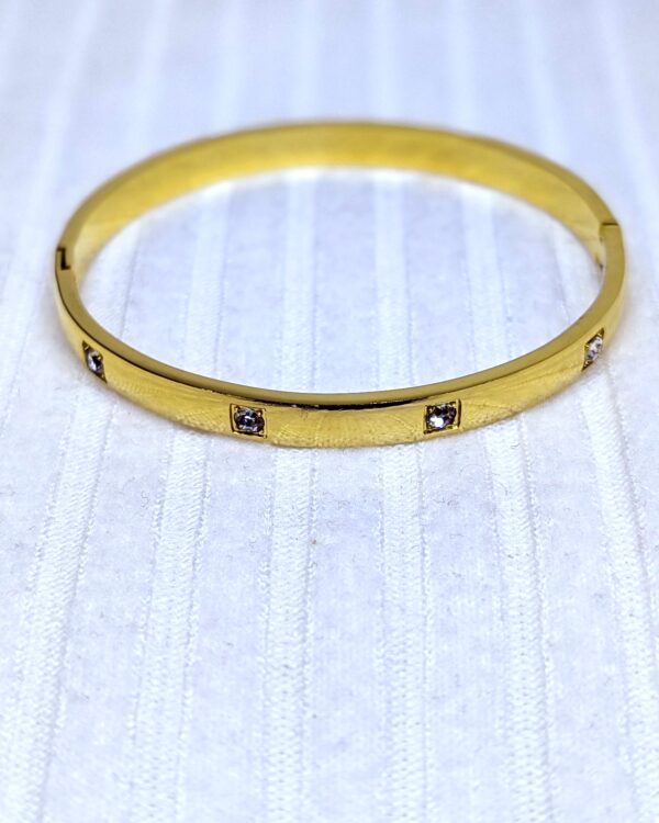 Four Diamond Bangle - BAG127