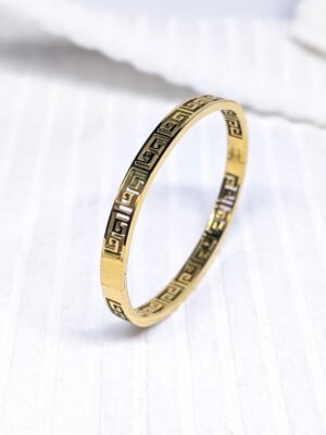 Retro Hollow Bangle - BAG131