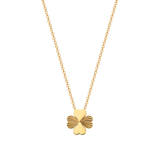 Four Leaf Solid Necklace