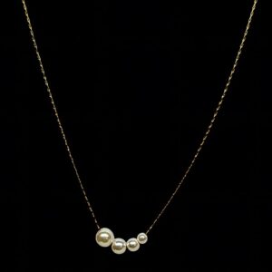 Four Pearl Necklace - NKSG146